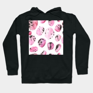 watercolor polka dots seamless pattern Hoodie